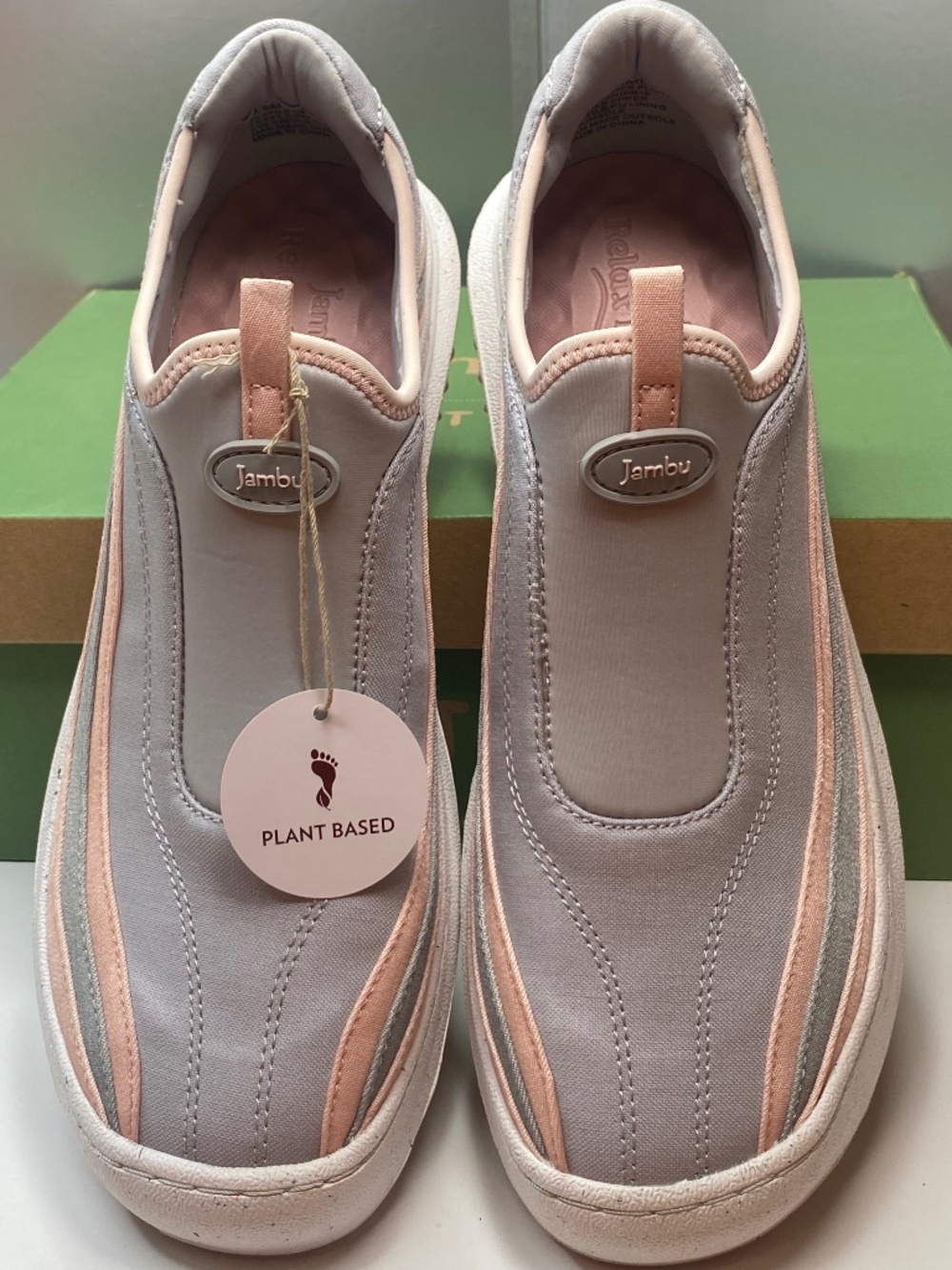 Jambu Women's Active Shoes Light Grey/Petal US Size 9.5 M NIB